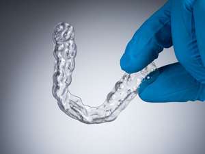 Placa oclusal para tratamento de bruxismo dental